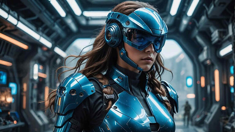 image of Futuristic-Woman--AI-generated